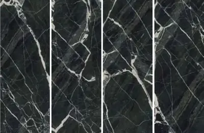 Đá nung kết vân đá đen, 120 × 320 cm, dày 9 mm
