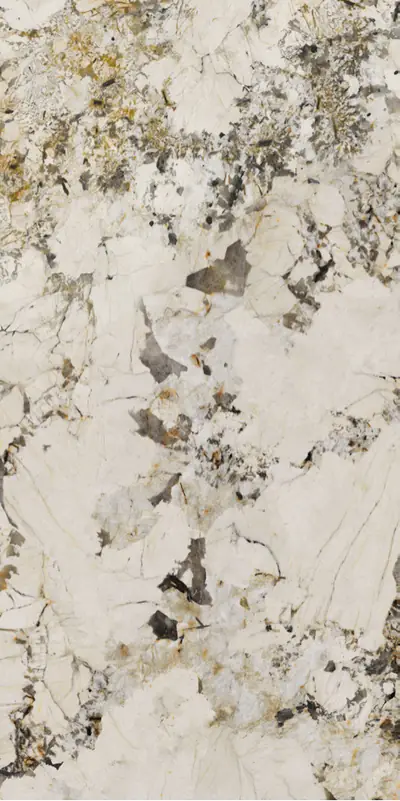 Đá nung kết vân đá vàng kim, 160 × 320 cm, dày 12 mm