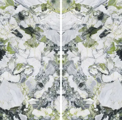 Đá nung kết vân phỉ thúy, 160 × 320 cm, dày 12 mm