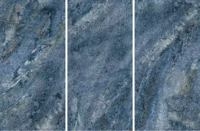 Đá nung kết vân đá xanh dương Ngân Hà, 160 × 320 cm, dày 12 mm