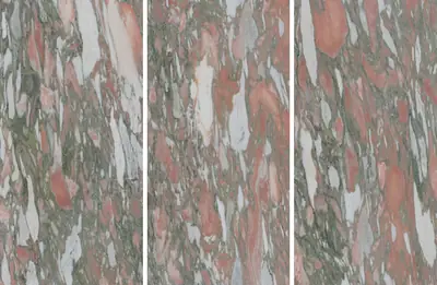 Đá nung kết vân đá hồng Na Uy, 160 × 320 cm, dày 12 mm