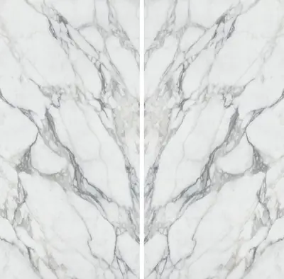 Đá nung kết vân Calacatta trắng, 160 × 320 cm, dày 12 mm