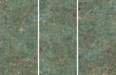 Đá nung kết vân đá xanh lá Amazon, 160 × 320 cm, dày 12 mm