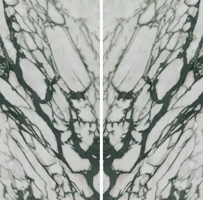 Đá nung kết vân đá xanh rêu, 160 × 320 cm, dày 12 mm