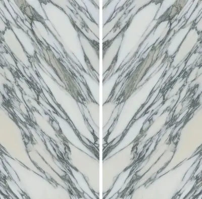 Đá nung kết vân Arabescato, 160 × 320 cm, dày 12 mm