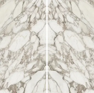 Đá nung kết vân Carrara vàng kim, 160 × 320 cm, dày 12 mm