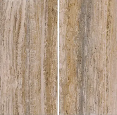 Đá nung kết vân travertine vàng Tiramisu, 160 × 320 cm, dày 12 mm