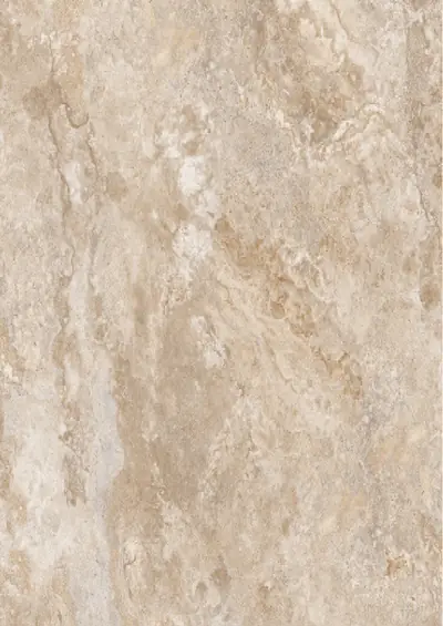 Đá nung kết vân travertine vàng kem, bộ sưu tập 2026