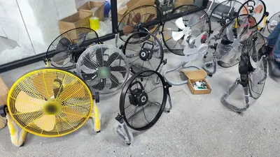 Mẫu quạt công nghiệp tại nhà máy